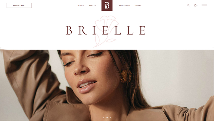 Brielle WordPress Template 2