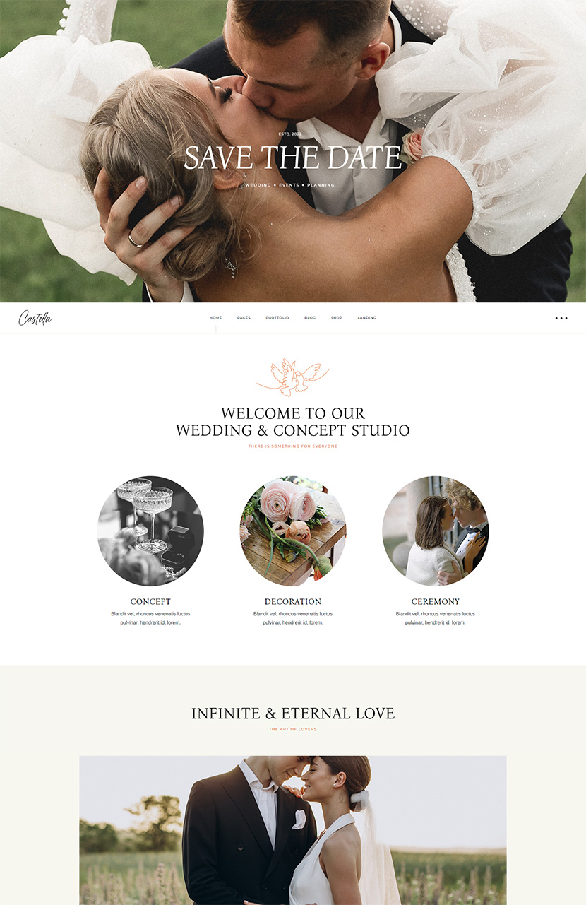 Castella WordPress Template 1