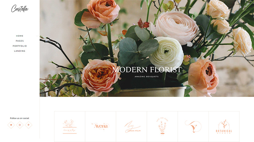 Castella WordPress Template 3