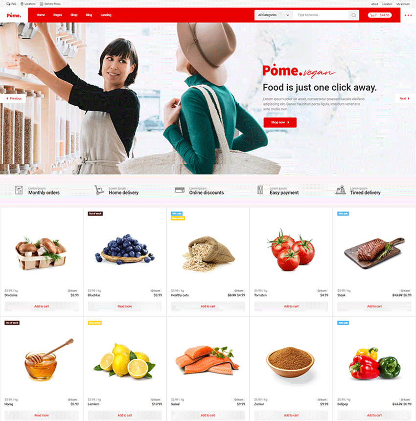 Pome WordPress Template 2