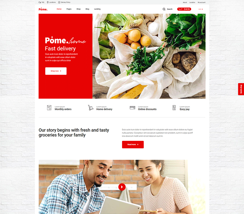 Pome WordPress Template 3