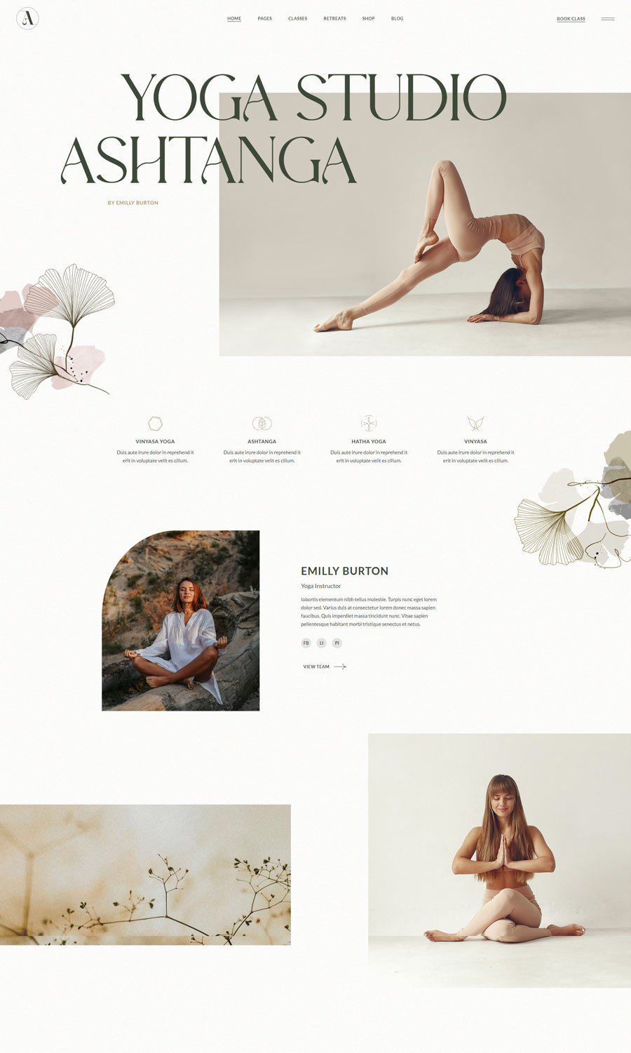 Ashtanga WordPress Template 1