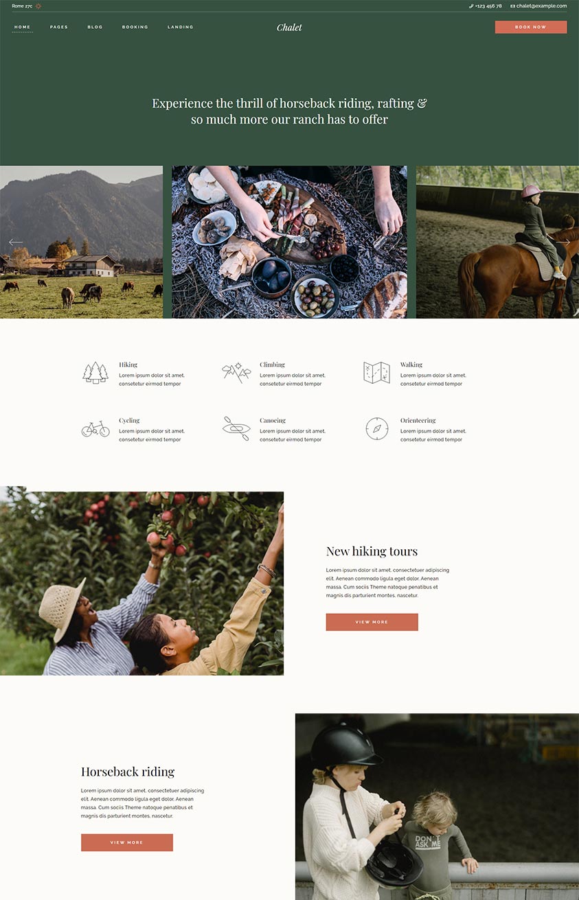 Chalet WordPress Template 2