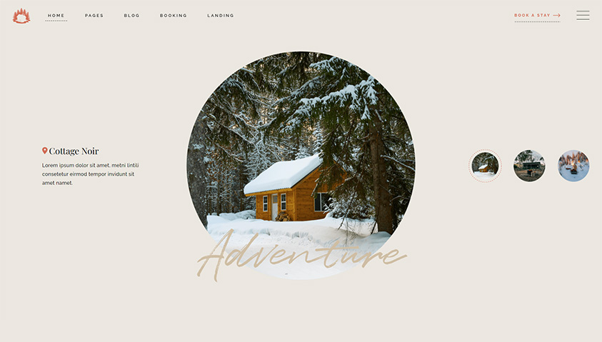 Chalet WordPress Template 3