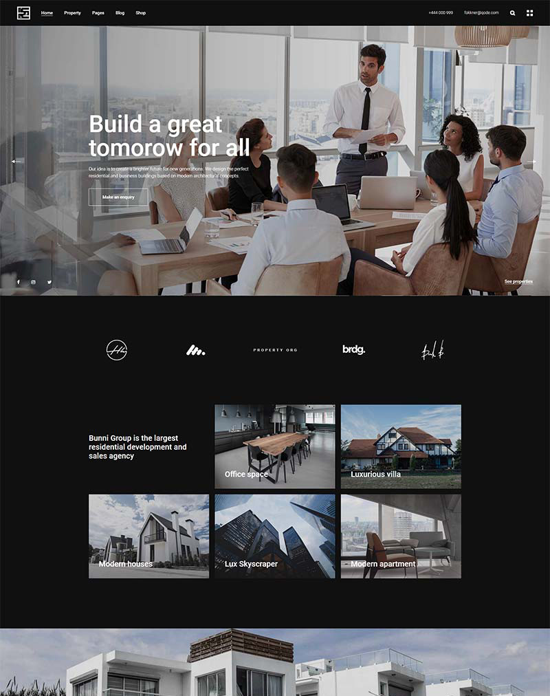 Fokkner WordPress Template 2