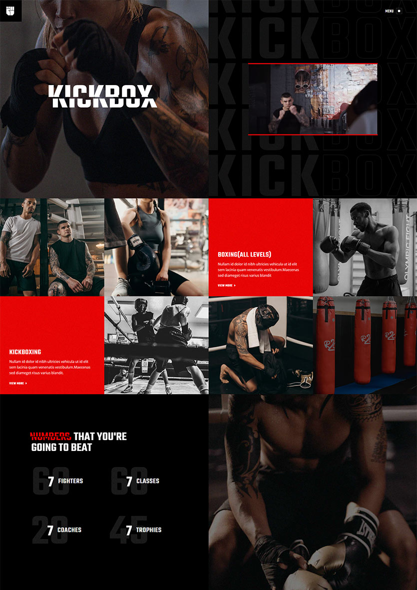 Knockout WordPress Template 3