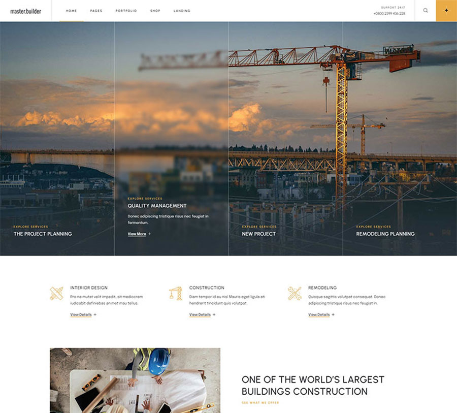 MasterBuilder WordPress Template 2