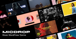 Micdrop wordpress theme