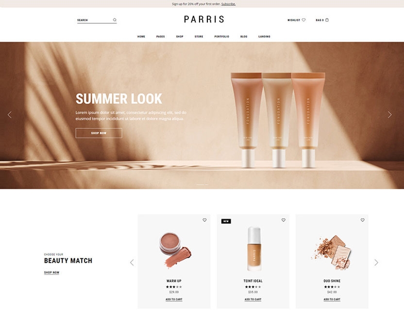 Parris WordPress Theme