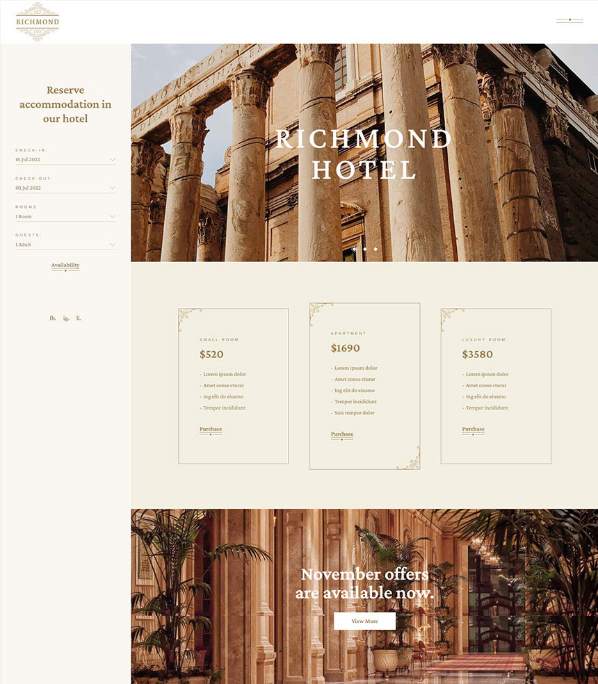 Richmond WordPress template 3