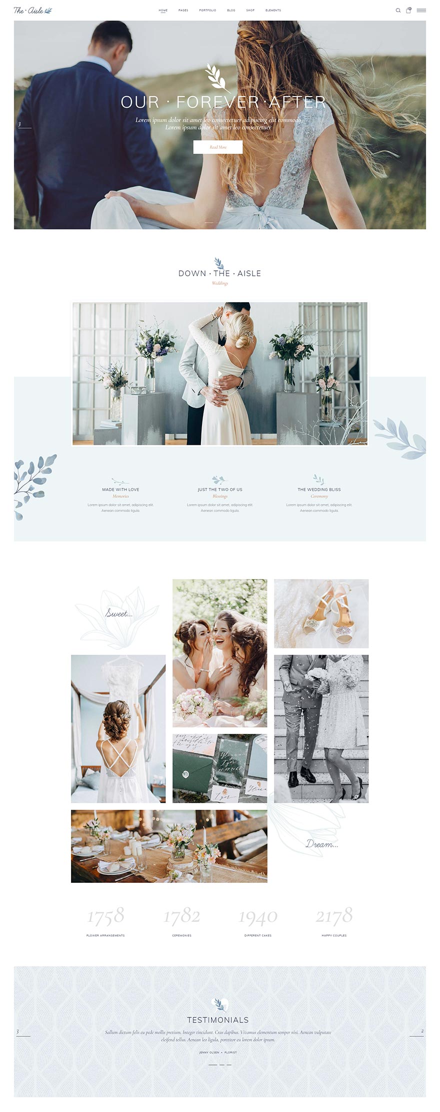 The Aisle wordpress template 1