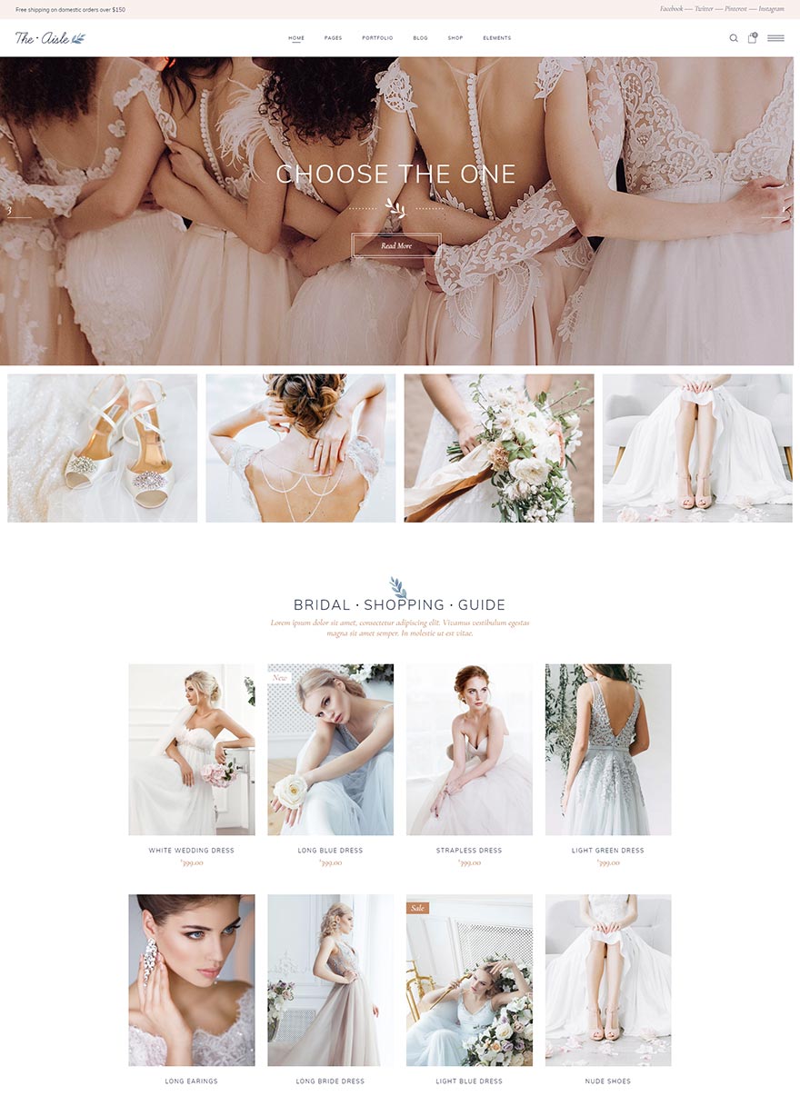 The Aisle wordpress template 3